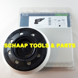 Schuurmachine schuurzool 125mm rond met klithechting FastFix RO125 zacht | 492125